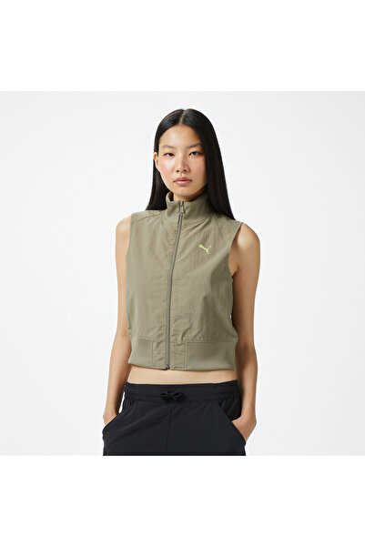 Puma Dare-To Full-Zip Kadın Yeşil Yelek
