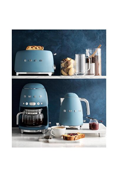 AyrStore Mat Storm Blue® Özel Seri Kettle & 1x2 Ekmek Kızartma Makinesi ve Fi...