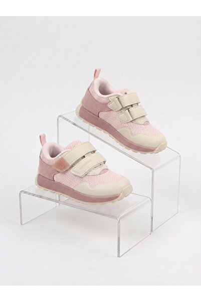 MiniKids Apawwa To Girls αθλητικά sneakers, κρεμ-ροζ