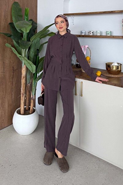 Hazamoda Σετ Φρανκ Μοντάλ Καφέ