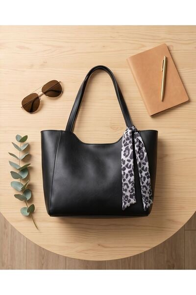 B&T Bujiteri Women's Black Fularli Medium Size Shoulder Bag
