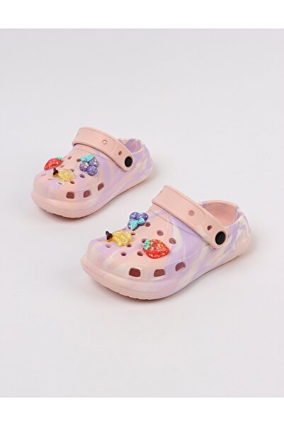 MiniKids Jibbtz Fruit ελαφριά παντόφλα αφρού, κοραλί