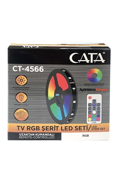 cataa Cata Ct-4566 Usb'li Tv Arkası Rgb Led 3mt