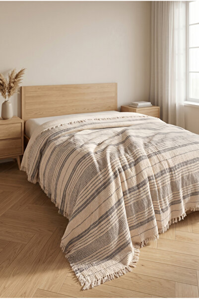 Shopyteks Κουβέρτα τηλεόρασης πολλαπλών χρήσεων 100% βαμβακερή 4 στρώσεων μου...