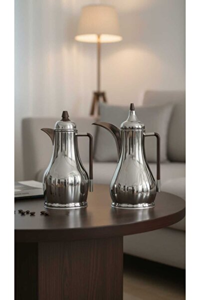 Generic طقم ترامس شاي و قهوة بتصميم راقي 1 لتر