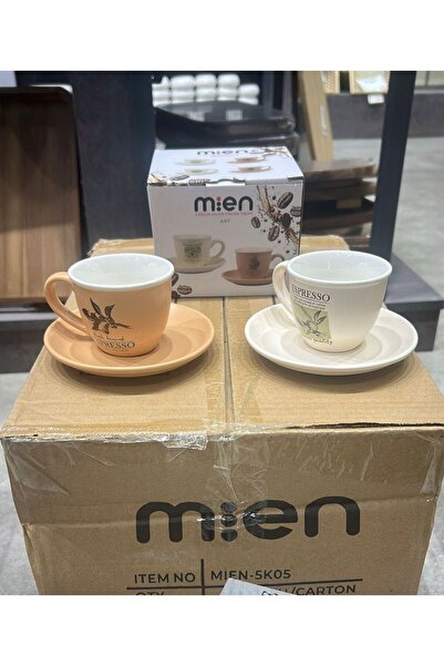 MİEN 2li porselen kahve fincan