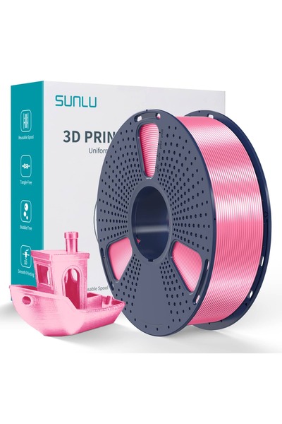 Sunlu Μεταξωτό PLA+ Ροζ 1.75 χιλ. 1 κιλό