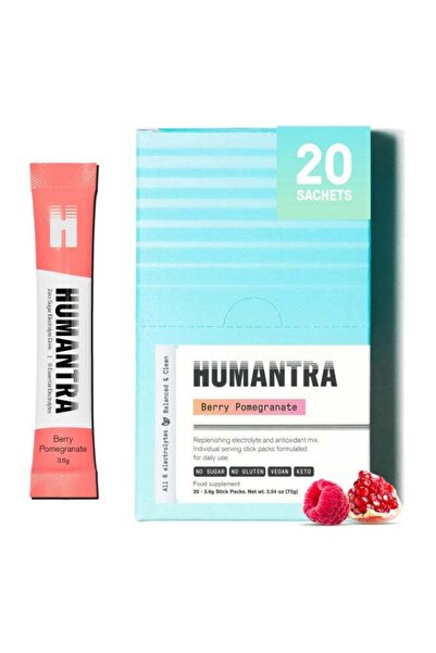 Humantra مشروب الترطيب بالإلكتروليت بنكهة التوت والرمان |   خالي من السكر، في...