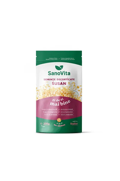 SANOVİT Semințe de susan decorticate, 200 g, Sanovita