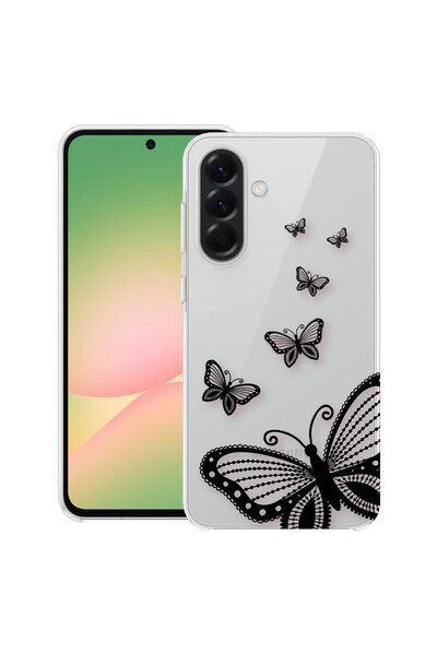 bestcase Θήκη για Samsung Galaxy A17 5G με Σχέδιο Πεταλούδας, Διαφανής Λεπτή ...