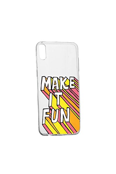 bestcase Θήκη με μήνυμα  "Make It Fun ", για Motorola Moto E6, ανθεκτική στη ...