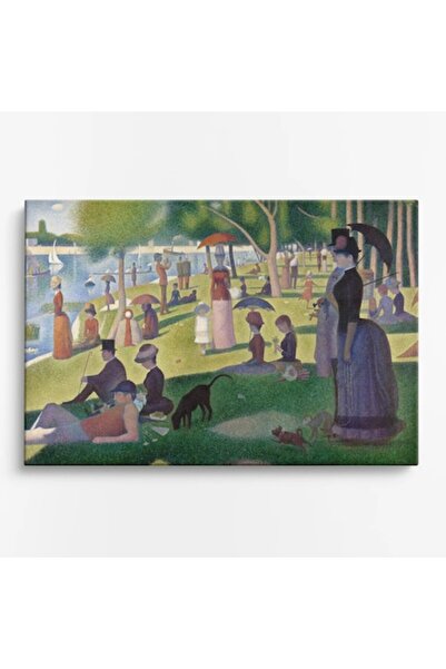 OEM Tablou pe pânză premium WOWCanvas, O zi pe Grande Jatte, 60 x 40 cm