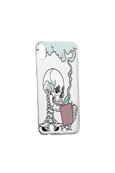 bestcase Husa Thinking Skull, pentru Motorola Moto E6, rezistenta la uzura, a...