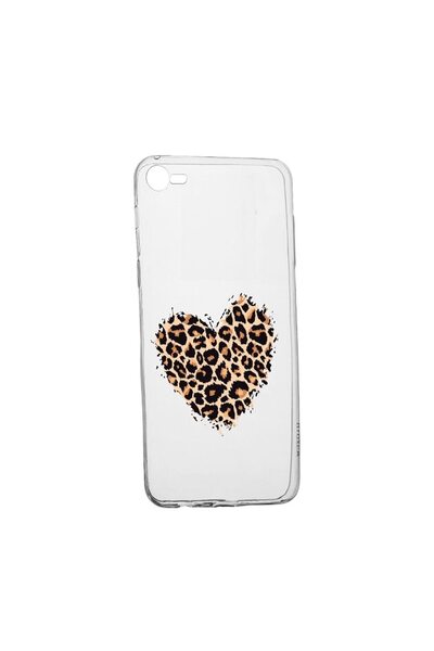 bestcase Θήκη σιλικόνης συμβατή με Apple iPhone 7 / 8, Καρδιά Λεοπάρ, ανθεκτι...