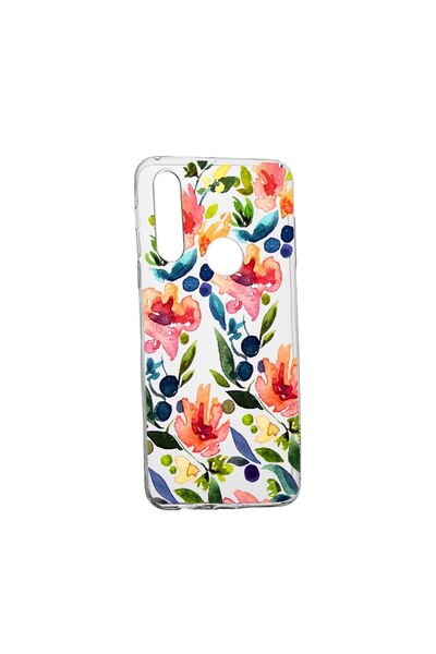 bestcase Husa Flowers Spring, pentru Huawei P30 Lite, rezistenta la uzura, an...