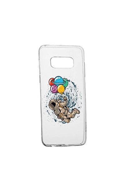 bestcase Husa Silicon Compatibila Cu Samsung Galaxy S8, Happy Astronaut, rezi...