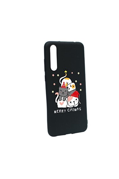 bestcase Θήκη σιλικόνης συμβατή με Samsung Galaxy A70 / A70s, Merry Catmas, α...
