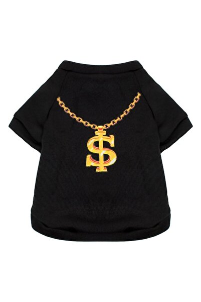 OEM Black hoodie with dollar chain for pets