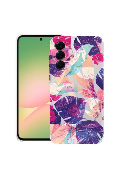 bestcase Θήκη για Samsung Galaxy A17 5G με Σχέδιο Τροπικά Λουλούδια, Διαφανής...