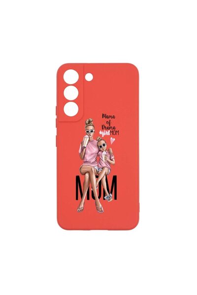 bestcase Θήκη σιλικόνης, Συμβατή με Samsung Galaxy S22 Plus, Κοριτσομαμά, Μαμ...