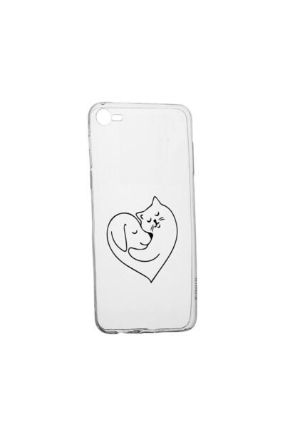 bestcase Θήκη σιλικόνης συμβατή με Apple iPhone 7 / 8, Σχέδιο Αγάπη Σκύλου κα...