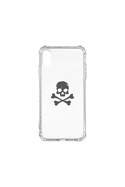 bestcase Husa Anti Shock 1.5MM, compatibilă cu Apple iPhone XR, Skull, Tehnol...