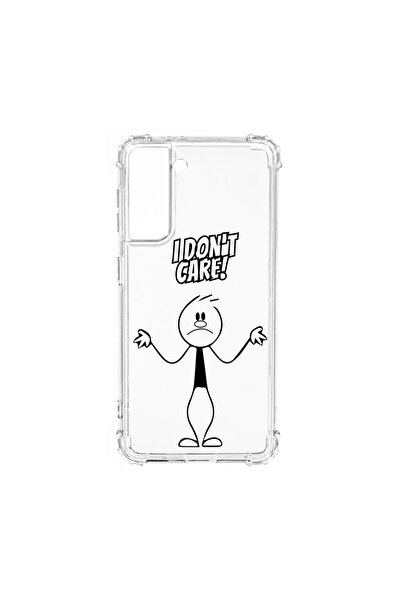 bestcase Husa Αντικραδασμική Θήκη Συμβατή με Samsung Galaxy S21, Δεν με νοιάζ...