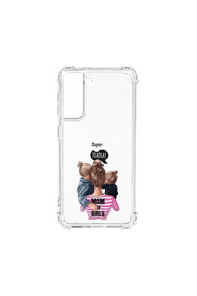 bestcase Αντικραδασμική Θήκη, Συμβατή με Samsung Galaxy S21 Plus, Σούπερ Μαμά...