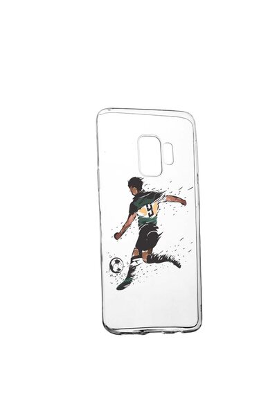bestcase Θήκη σιλικόνης συμβατή με Samsung Galaxy S9 Plus, Ποδόσφαιρο, ανθεκτ...