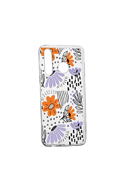 bestcase Θήκη Σιλικόνης Συμβατή με Realme 5 Pro, Λουλούδια - Χρώματα Patel, α...