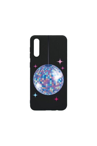 bestcase Тънък силиконов калъф 0.8ММ, съвместим със Samsung Galaxy A50, Диско...