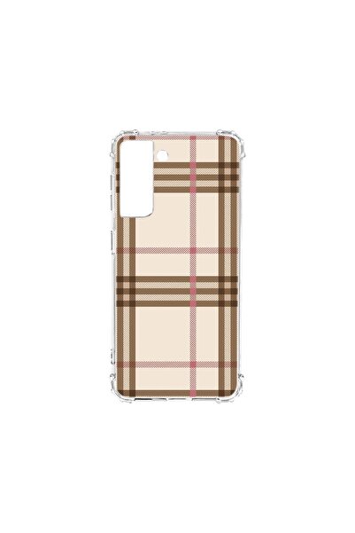 bestcase Husa Αντικραδασμική 1.5MM, Συμβατή με Samsung Galaxy S21, Καρό, Τεχν...
