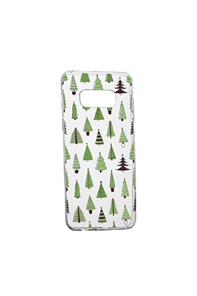 bestcase Силиконов калъф, съвместим със Samsung Galaxy S8, с форма на коледно...