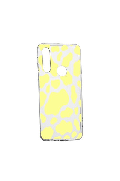 bestcase Θήκη σιλικόνης συμβατή με Samsung Galaxy A20s, Κίτρινη Αγελάδα, ανθε...