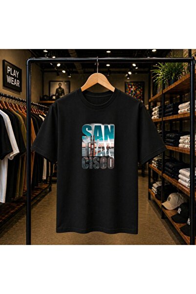 playwear San Francisco majica sa štampanjem na prsima, 100% pamuk, oversize, ...
