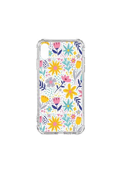 bestcase Husă Antișoc din Silicon Compatibilă cu Apple iPhone XS Max, Florice...