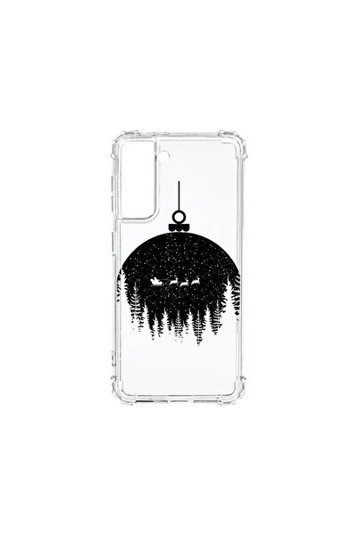 bestcase Husa Αντικραδασμική 1.5MM, Συμβατή με Samsung Galaxy S22, Xmas Globe...