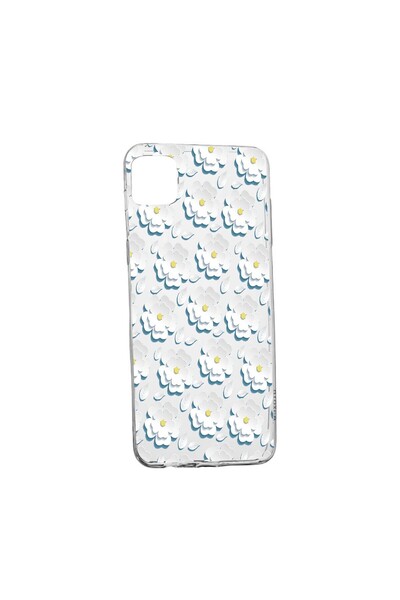 bestcase Θήκη Σιλικόνης Daisy - Λευκό Λουλούδι, Συμβατή με Samsung Galaxy A12...