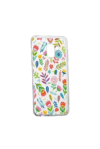 bestcase Θήκη σιλικόνης συμβατή με Samsung Galaxy J6 2018, Χαρούμενα Λουλούδι...