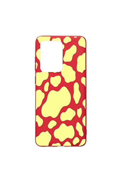 bestcase Θήκη σιλικόνης συμβατή με Samsung Galaxy S20 Ultra, Κίτρινη Αγελάδα,...