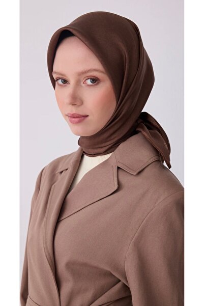 Belli Brown classic pattern 100% twill silk scarf 4305-86