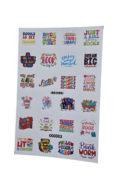 Fizello Σετ αυτοκόλλητων που έχει δημιουργείται για τους λάτρεις των βιβλίων ...