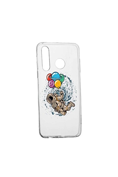 bestcase Θήκη σιλικόνης συμβατή με Samsung Galaxy A40, Χαρούμενος Αστροναύτης...