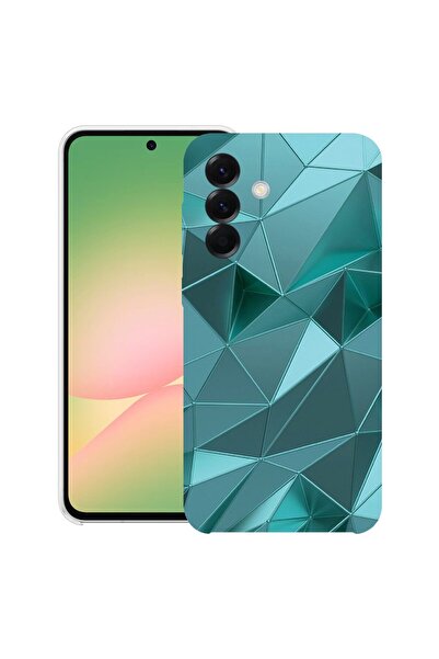 bestcase Θήκη για Samsung Galaxy A17 5G με σχέδιο πράσινου μωσαϊκού, Διαφανής...
