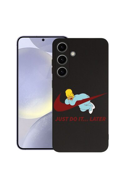 bestcase Θήκη Πρέμιουμ Σιλικόνης για Samsung Galaxy S25, Απλά Κάντο Μετά Χόμε...