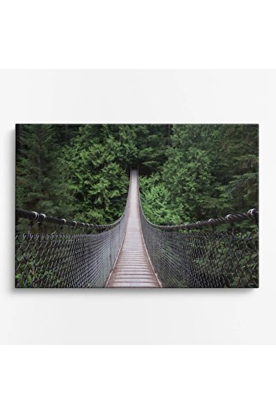 OEM Premium Canvas Painting WOWCanvas, Suspension Bridge in the Forest, 150x1...