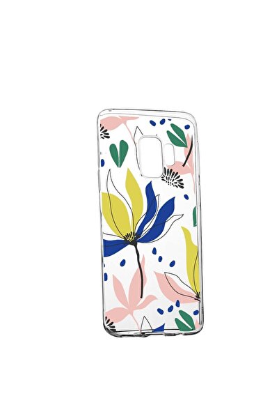bestcase Θήκη σιλικόνης συμβατή με Samsung Galaxy S9, με σχέδιο λουλουδιών, α...