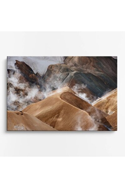 OEM Tablou pe pânză premium WOWCanvas, Peisaj montan spectaculos, 60 x 40 cm