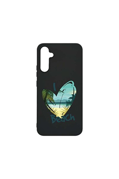 bestcase Θήκη, Συμβατή με Samsung Galaxy A34, Αγαπώ την Παραλία, Λεπτή 0.8 χι...