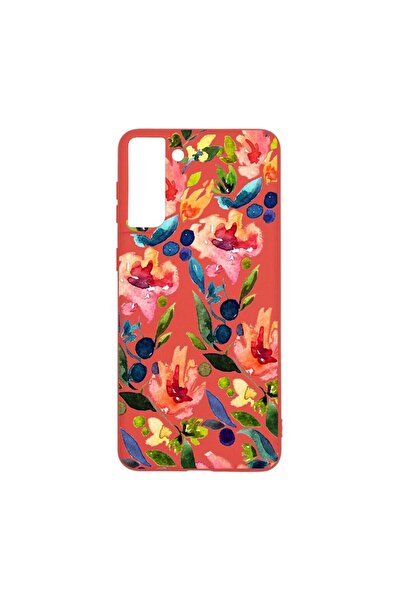 bestcase Θήκη σιλικόνης, Συμβατή με Samsung Galaxy S21 Plus, Συλλογή Λουλουδι...
